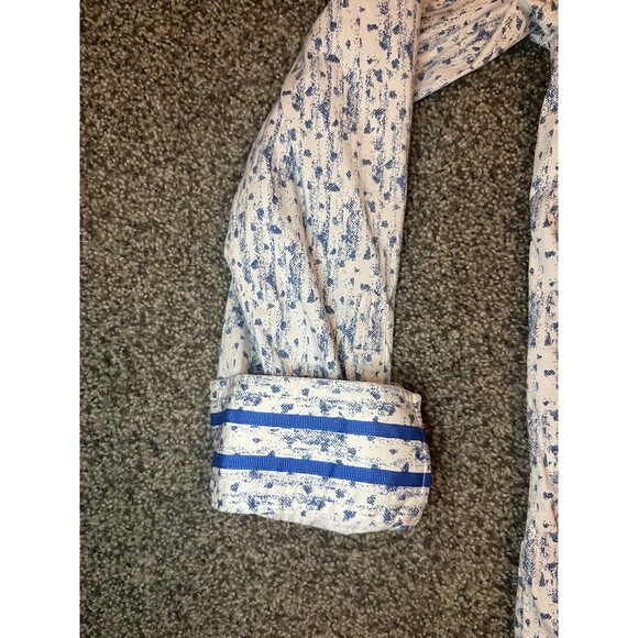 Robert Graham Mens Shirt Size XL Modern Americana Tailored Fit Button Down Blue - Picture 5 of 7